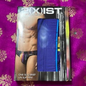 🐬2xist Men's Blue Briefs